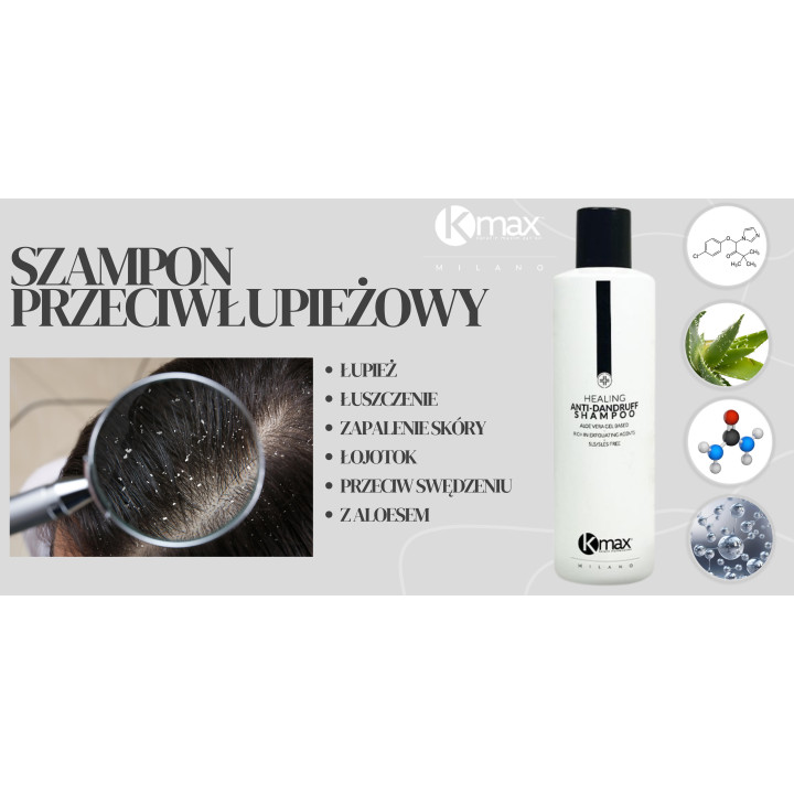 Szampon Przeciwłupieżowy i Przeciwzapalny Kmax 250ml