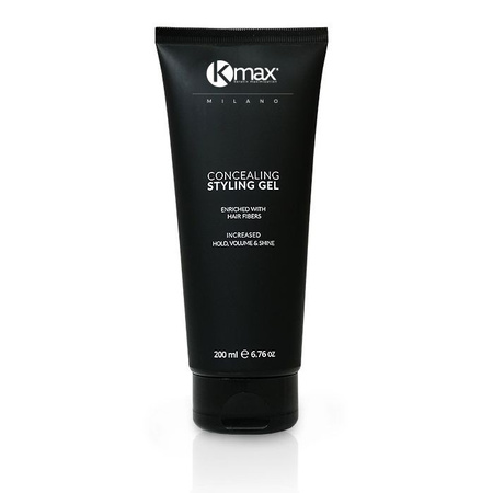 Kmax Żel Zagęszczający Włosy z Mikrowłóknami do Włosów + Maskujący Siwe Włosy 200ml