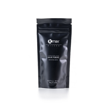 Kmax Zestaw Mega Refill Uzupełniacz 128g Mikrowłókna do Włosów Zagęszczanie Włosów 4 Produkty