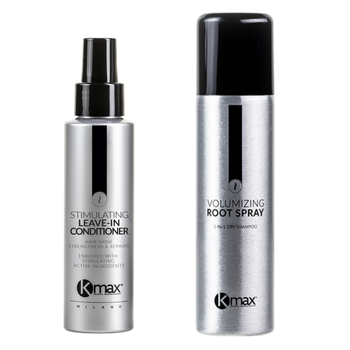 Kmax Zestaw Objętość i Pielęgnacja – Suchy Szampon 150ml + Odżywka Bez Spłukiwania 100ml